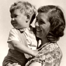 Ian McKellen as a baby, with his mother Margery McKellen