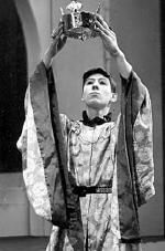 Ian McKellen as Prince Hal in a school production of Shakespeare's Henry IV Part 2 (1956)