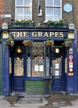 'The Grapes' public house in Narrow Street, Limehouse