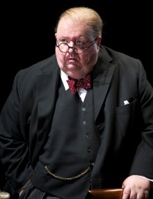 Ian McNeice as Winston Churchill in 'The King's Speech'