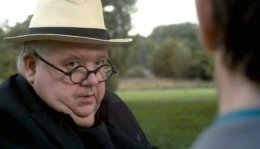 Ian McNeice as Father Roderick Alberic in 'The Judas Tree'