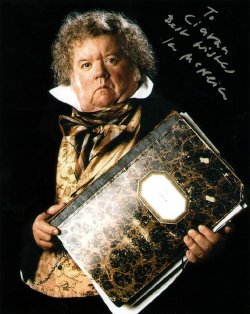 Ian McNeice signed photo of him as Mr Dick in 'David Copperfield'