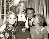 Juliet Mills, Hayley Mills, John Mills and Mary Hayley Bell