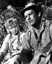 Hayley Mills & Richard Egan in 'Pollyanna' (1960)