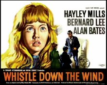 Film poster for 'Whistle Down the Wind'