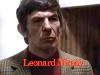 Leonard Nimoy as Dr David Kibner in the credits for 'Invasion of the Bodysnatchers'