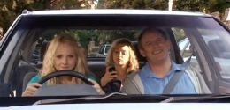 Georgia Moffett, Daisy Atkins & Peter Davison in 'Fear, Stress and Anger' (2007)