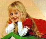 Georgia Moffett aged five