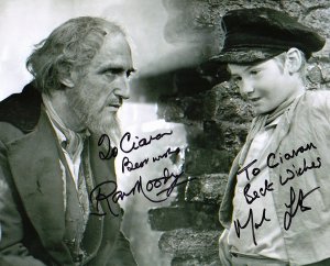 Photo from 'Oliver!' signed by Ron Moody & Mark Lester