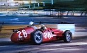 Stirling Moss racing a Maserati 250f in 1956