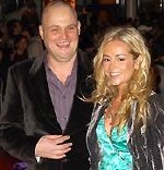 Al Murray with his wife, Amber, in 2008