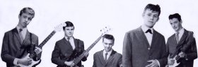 Paul Nicholas (second right) as Paul Dean with his band 'The Dreamers'