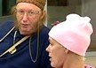 Brigitte Nielsen with John McCririck on Channel 4's 'Big Brother'