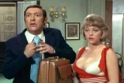 Margaret Nolan and Bernard Bresslaw in 'Carry On Girls'