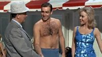 Cec Linder, Sean Connery and Margaret Nolan in 'Goldfinger'