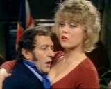 Margaret Nolan and Harry H Corbett in 'Steptoe & Son'