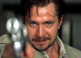 Gary Oldman as Stansfieldd in 'Leon' (1994) - released as 'The Professional' in the USA