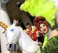 Joe Pasquale & Ceri Dupree promotion image  for 'Sleeping Beauty' at Nottingham