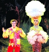 Joe Pasquale & Ceri Dupree in 'Sleeping Beauty'