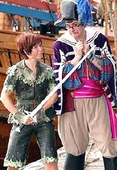 Joe Pasquale & Kerris Peeling in 'Peter Pan'