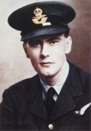 Patrick Moore, 'the Kid' aged 17, as a navigator in the RAF!