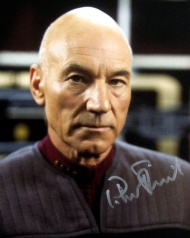 Patrick Stewart signed photograph