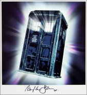 TARDIS print signed by Paul McGann