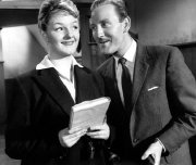 Joan Sims and Leslie Phillips in Carry On Teacher