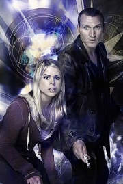 Billie Piper & Christopher Eccleston in Dr Who