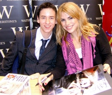 Billie Piper with Ciaran Brown