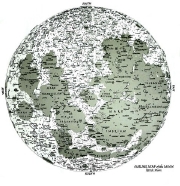 Patrick Moore's 1969 lunar map
