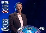 Robert Powell taking part in a celebrity version of 'The Weakest Link'