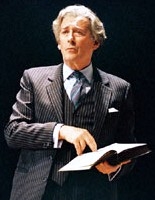 Robert Powell as Anthony Blunt in Alan Bennett's play 'A Question of Attribution' in 2002