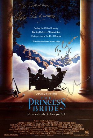 Masterprint for 'The Princess Bride' signed by Bob Anderson and Cary Elwes