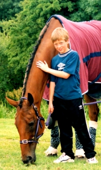 Ciaran Brown with Quixall Crossett 