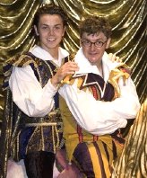 Ray Quinn & Joe Pasquale in 'Sleeping Beauty' at the Hippodrome Theatre, Birmingham