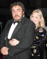 John Rhys-Davies with his close friend Deb, at a 'Lord of the Rings' premiere