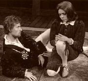 Diana Rigg as Viola, with Christopher Bidmead in 'Twelfth Night' (1966)