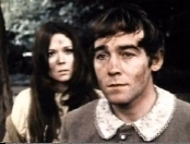 Diana Rigg and Michael Jayston in the RSC's film version of 'A Midsummer Night's Dream' (1968)