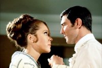 Diana Rigg & George Lazenby in 'On Her Majesty's Secret Service' (1969)