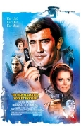 Lithograph by Jeff Marshall featuring Diana Rigg in 'On Her Majesty's Secret Service'