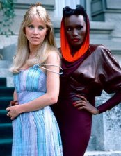 Tanya Roberts & Grace Jones in 'A View to a Kill'