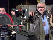 Director George Romero at work