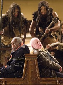 Bill Cobbs & Mickey Rooney in 'Night at the Museum'