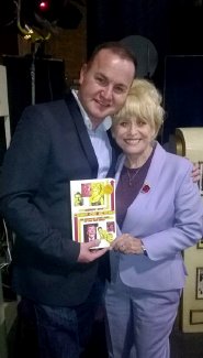 Andrew Ross with Barbara Windsor