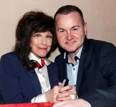 Andrew Ross with Fenella Fielding