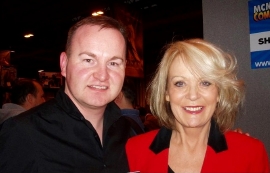 Andrew Ross with Sherrie Hewson