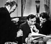 John Savident, Lee Montague & Desmond Newling in 'Seven Deadly Sins'