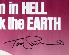 Poster signed by Tom Savini