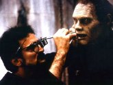 Tom Savini makes up Sherman Howard for his role as Bub in 'Day of the Dead'